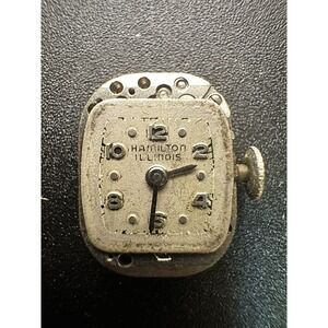 Vintage Hamilton Illinois Normandie Watch Co Swiss Wristwatch Movement‎